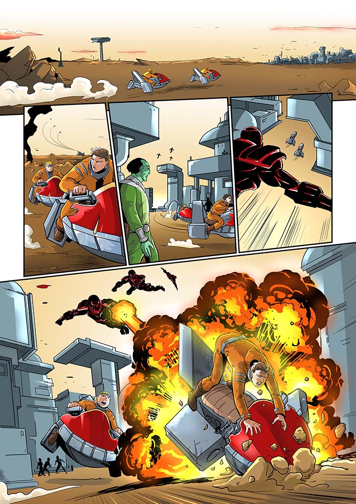 Page extraite de Martian War.