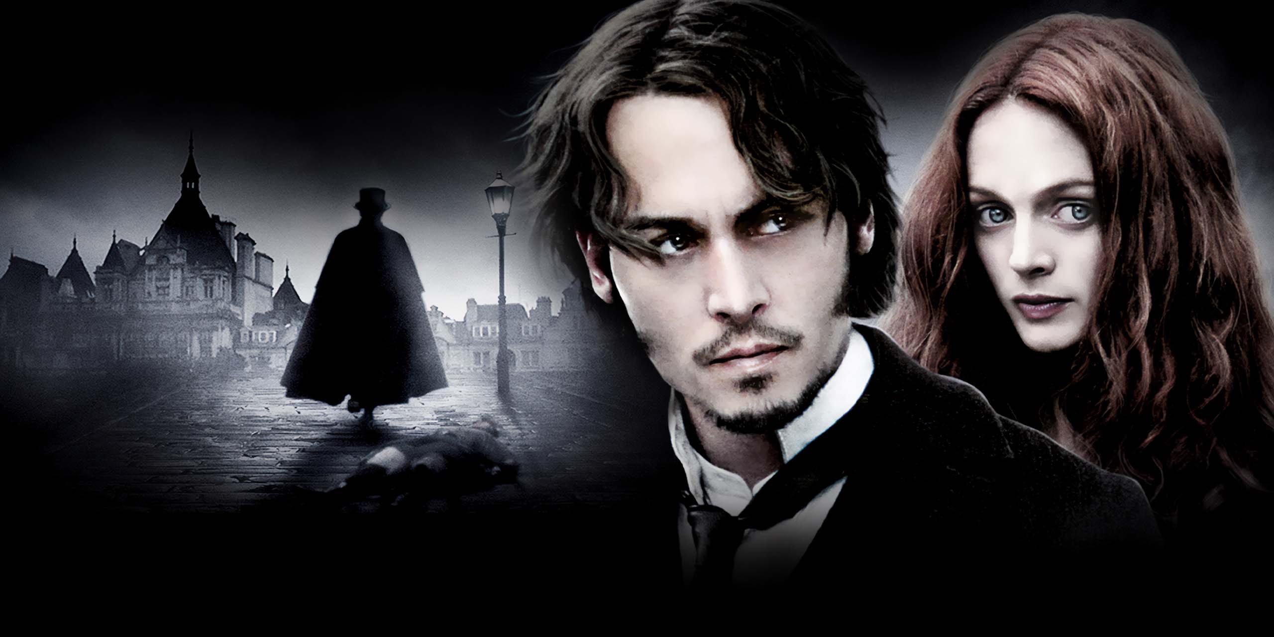Visuel du film From Hell avec Johnny Deep et Heather Graham.