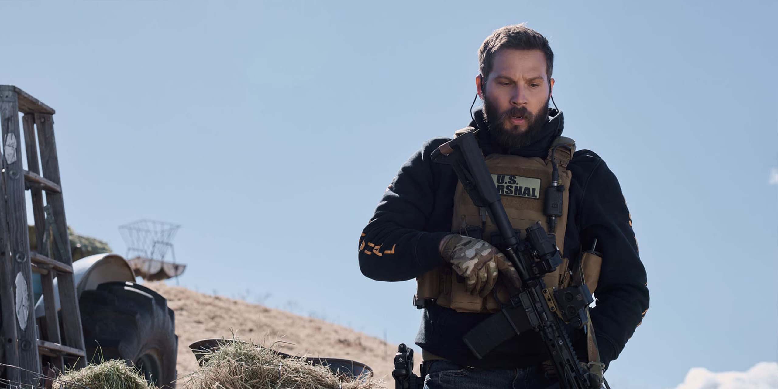 Pete Calvin (Logan Marshall-Green) dans la saison 2 de Marshals.